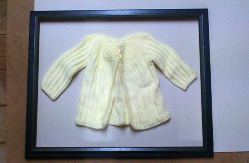 framed babys first top coat