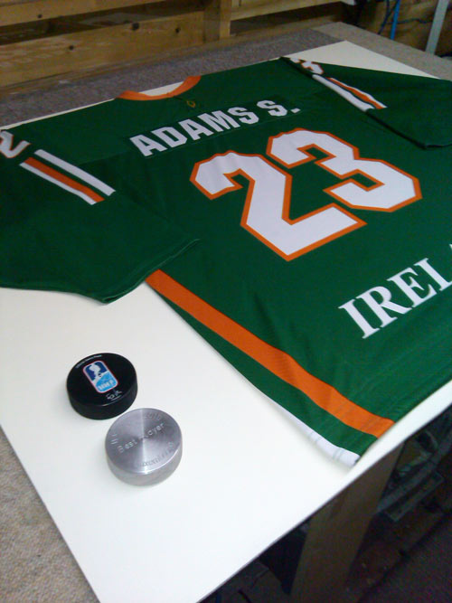 Ireland Ice Hockey framed shirt