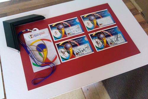 2002 signed World Cup tickets